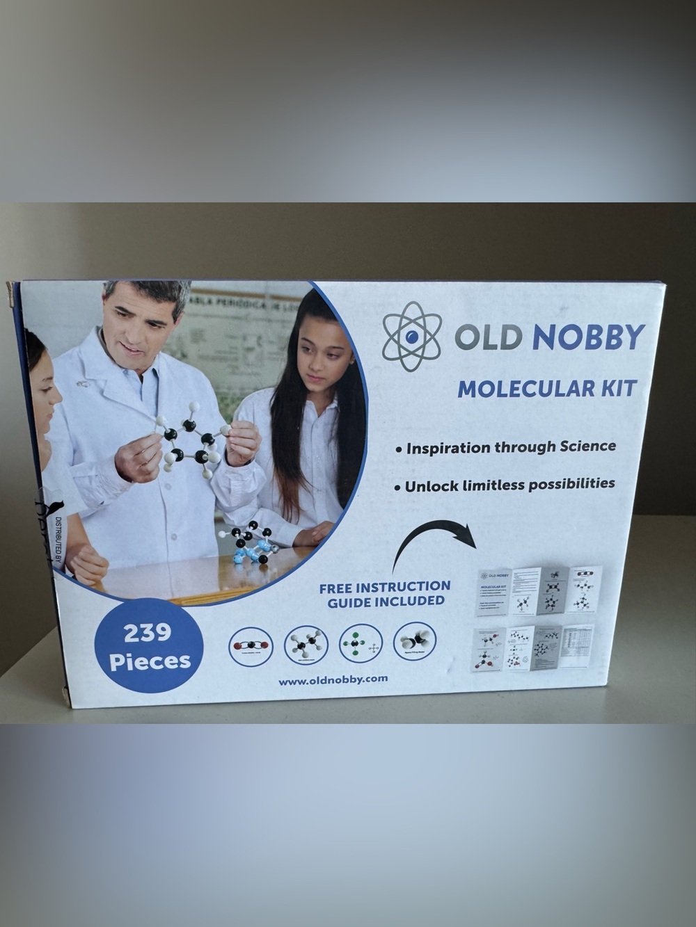 OLD NOBBY Molecular Kit - White & Blue Box (239 Pieces)